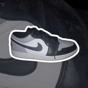 (EUC) NIKE® Jordan 1 Low Men's Shoes - "Shadow Toe" - Size 11